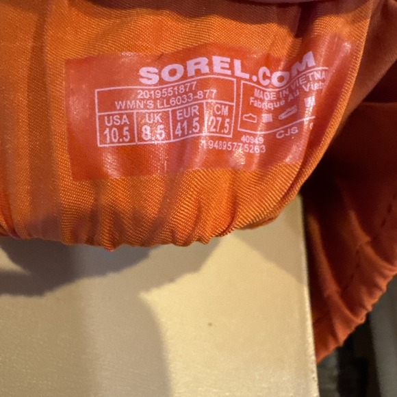 SOREL Roaming Two Strap Slide Sandal Limited Edition x prAna Orange sz 10.5M #22 - Picture 13 of 16